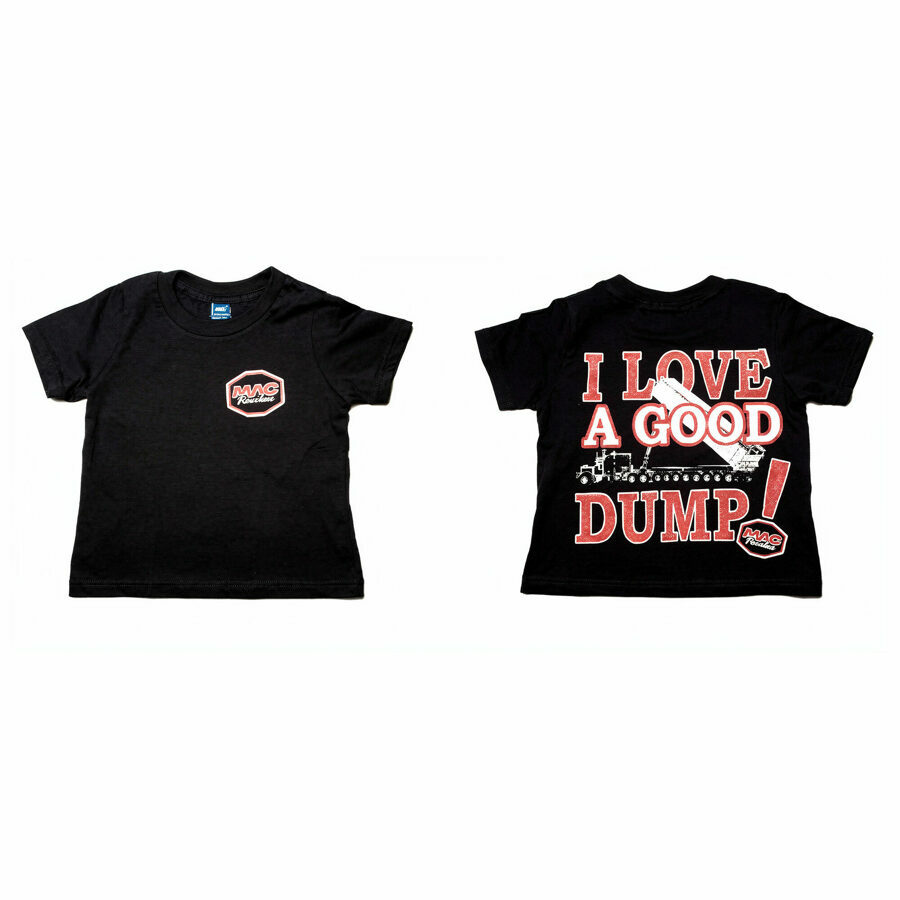 T-SHIRT DUMP BLACK INFANT SIZE 12 MONTH