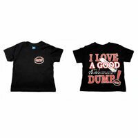 T-SHIRT DUMP BLACK INFANT SIZE 12 MONTH