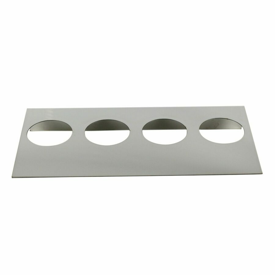 STAINLESS PANEL, DRIVER SIDE, 4 LARGE LIGHTS