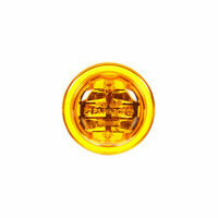 LAMP, 2-1/2" LED, MODEL 10 AMBER, FIT 'N FORGET 12V SERIES 10