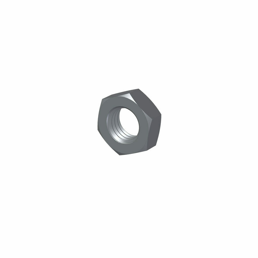 JAM NUT, 3/4-10 ZINC