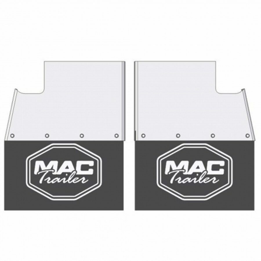 FLAP ASSEMBLY FRONT OF AXLE WELD-ON, PLASTIC STANDARD