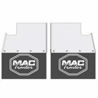 FLAP ASSEMBLY FRONT OF AXLE WELD-ON, PLASTIC STANDARD