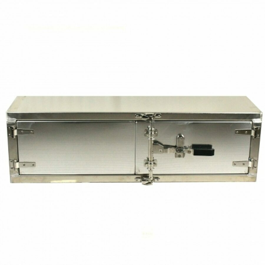 AERO TOOLBOX, 18" X 18" X 48", PASSENGER SIDE ALUMINUM DOUBLE DOOR W/ CAMLOCK