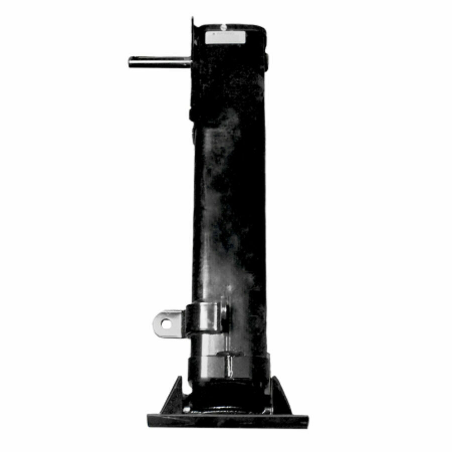 LANDING GEAR JOST 17" UL520, 8 HOLE FLANGE, BLACK POWDER COAT