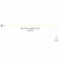 HARNESS, FRONT MID TURN JUMPER 120", ROAD SIDE