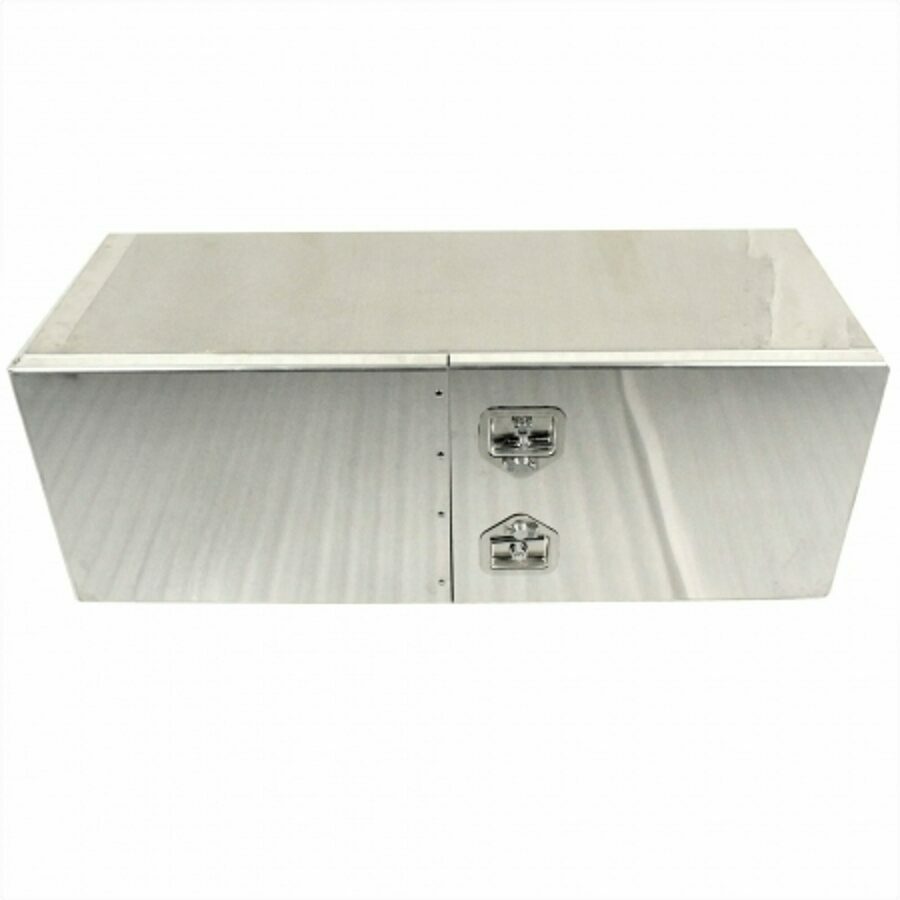 AERO TOOLBOX, 18" X 18" X 48", ALUMINUM MILL/POLISHED DOUBLE DOOR