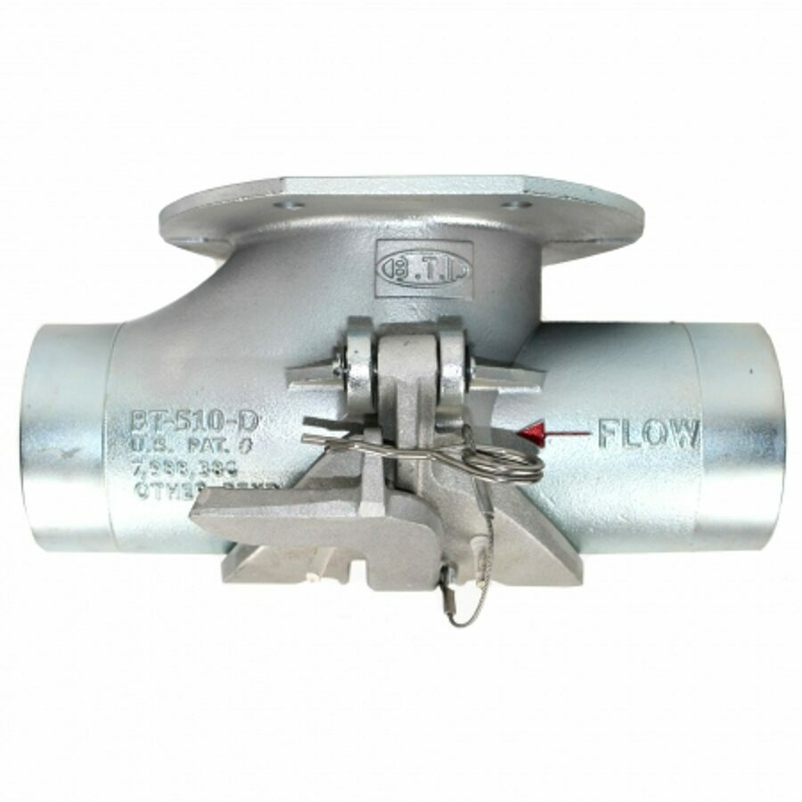 SAND HOG HOPPER TEE, 5X4 BOTTOM DROP, PLAIN X PLAIN