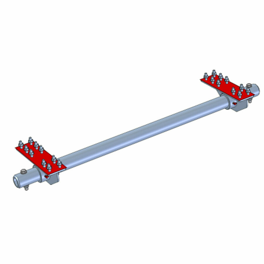 REAR END PIN & SHOE (STD.) 96, NO BUSHINGS