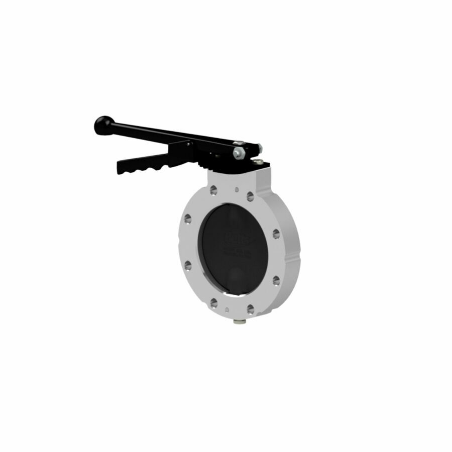 BUTTERFLY VALVE, 4" ALUMINUM WET R DRI VALVE, MANUAL