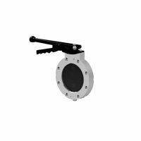 BUTTERFLY VALVES, HANDLES, SUPPORT BRACKETS & ACTUATORS
