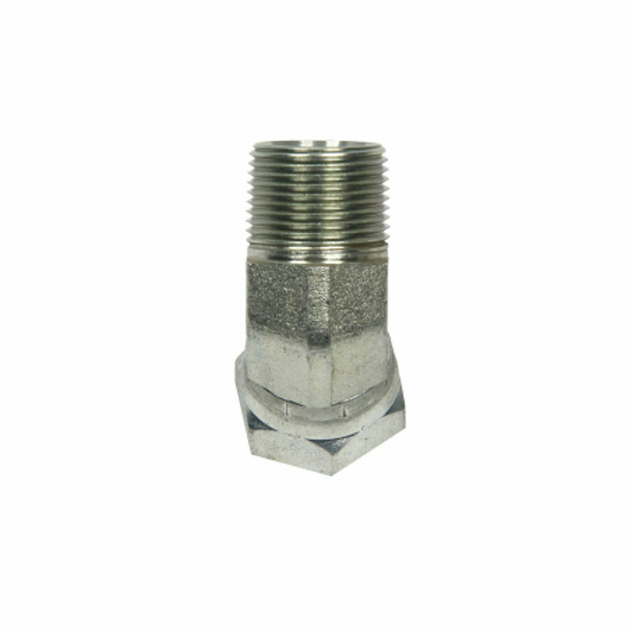 FITTING, 45 DEG. MALE SWIVEL- 1"-11.5 NPT, STAINLESS- 4K PSI