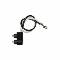 PIGTAIL FOR MARKER BULBS, 16 GAUGE GPT WIRE, PL-10, STRIPPED END/RING TERMINAL