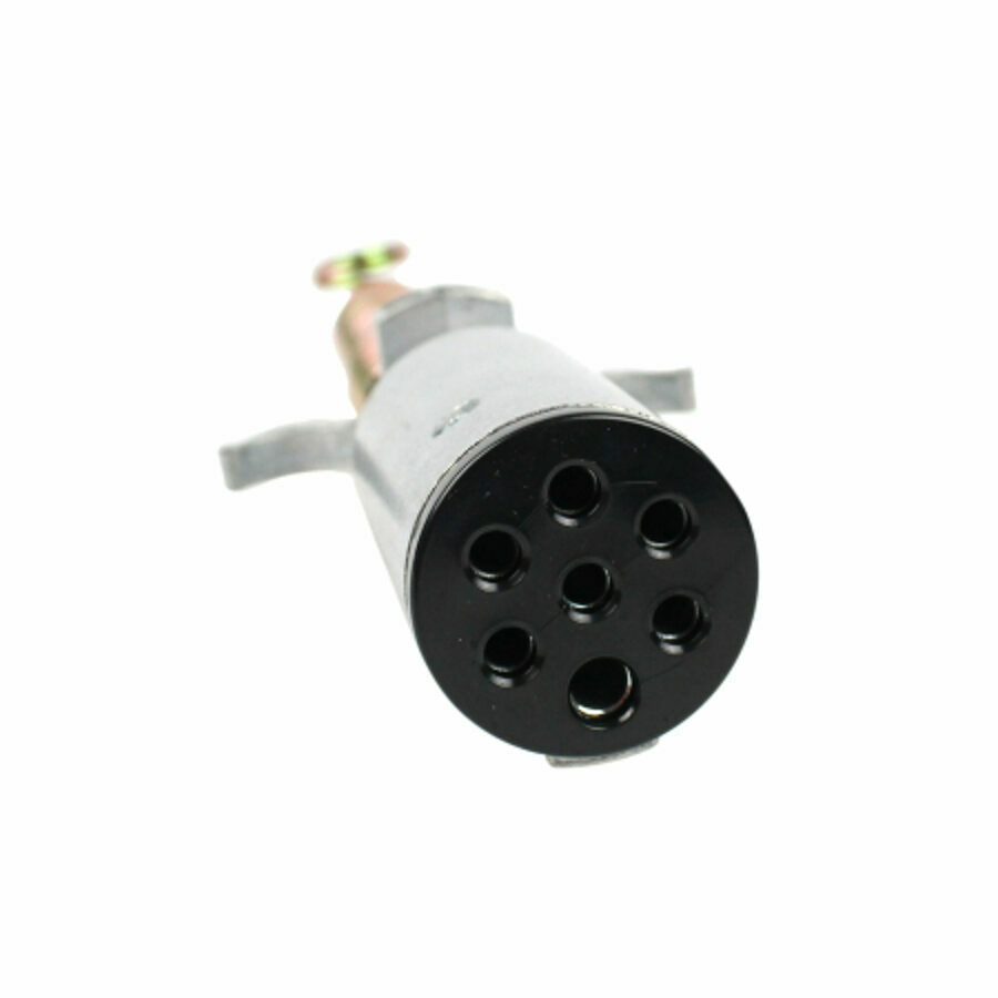 PLUG 7 WAY MALE W/SPRING, WITH BLACK END