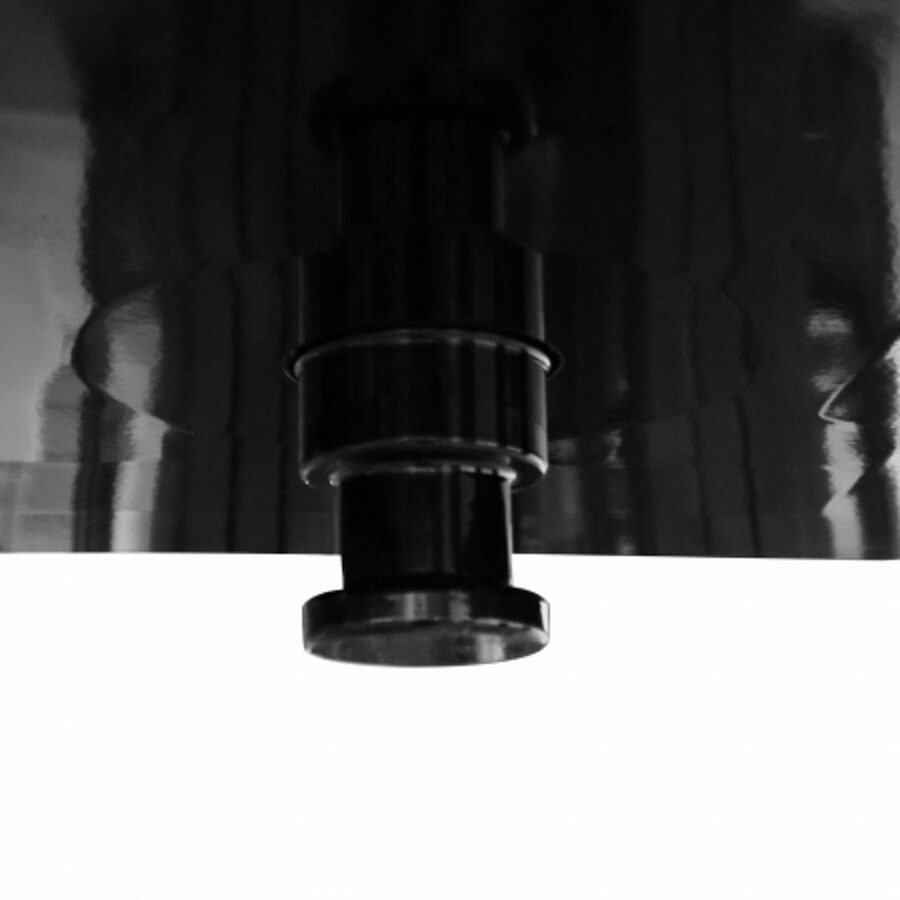 5TH WHEEL ASSEMBLY HYBRID 18", BLACK BREAK-AWAY