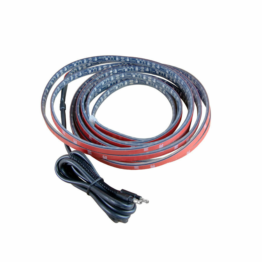 RED LED ADHESIVE STRIP LIGHT, 196" .180 BULLETS
