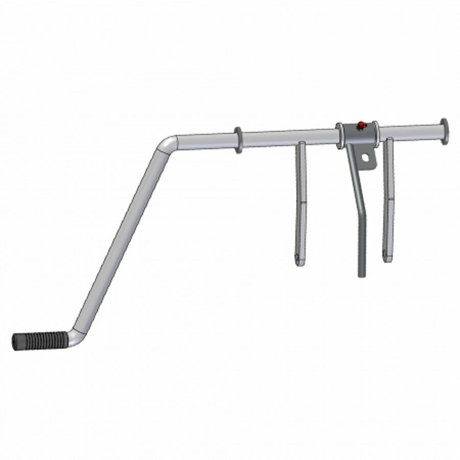 HANDLE ASSEMBLY, COAL DOOR 14",  W/FLOW CONTROL