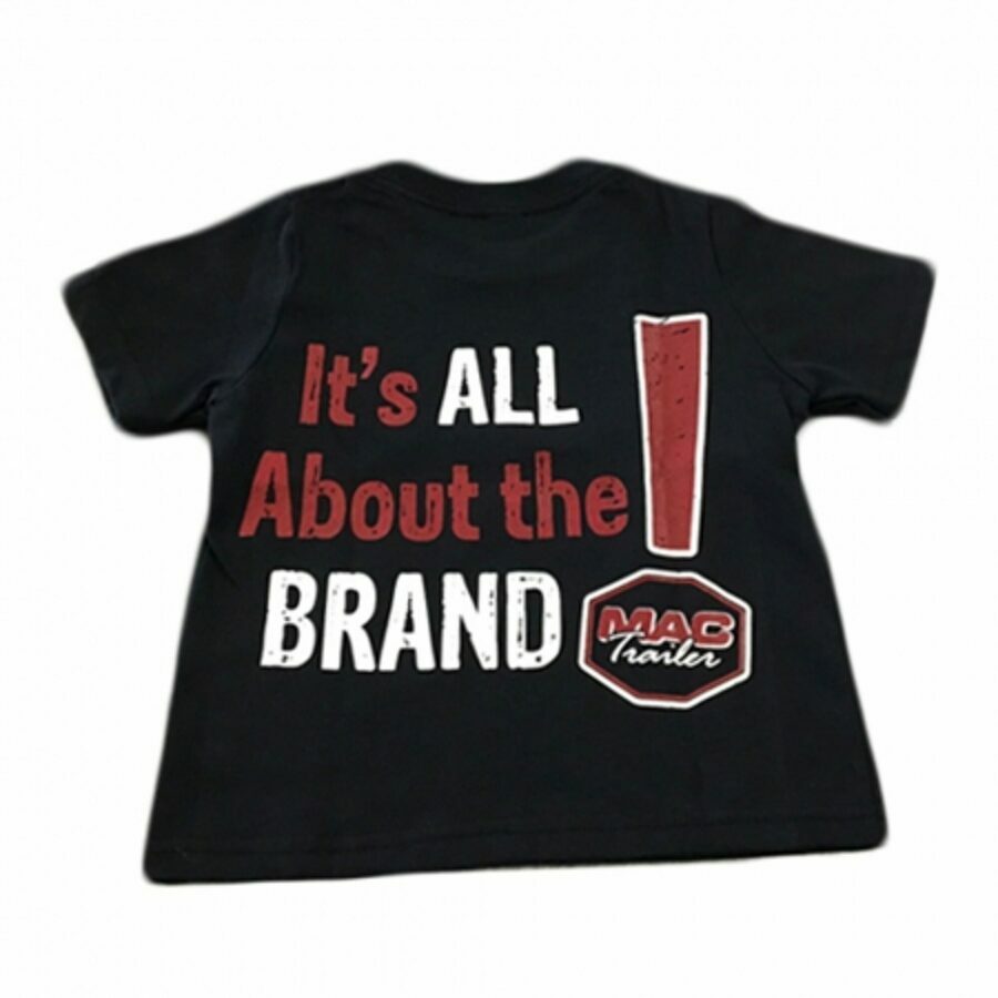 T-SHIRT BRAND BLACK INFANT SIZE 12 MONTH