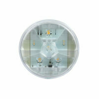 BACKUP LIGHT 4" CLEAR LENS, LED 6-DIODE, WHITE 12V