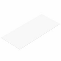 ARMOR PLATE PANEL 48-1/8" X 110-1/2" X 1/2" WHITE TODCO W/SEAL