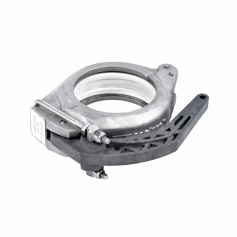 VICTAULIC CLAMP, 3" W/HANDLE, GROOVE X GROOVE, WHITE GASKET