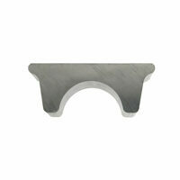 SADDLE, ALUMINUM, 3-1/4" (FOR HALF ROUNDS)