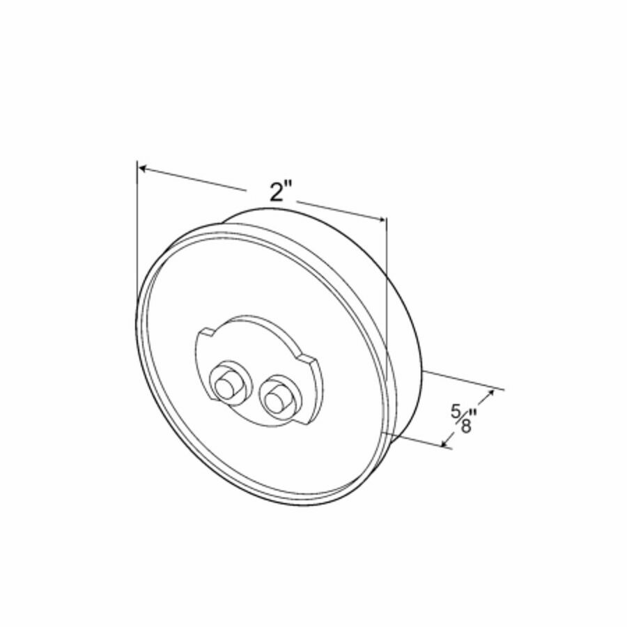 LAMP, LED LICENSE 2"