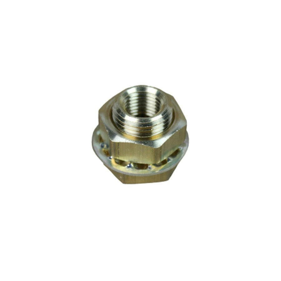 BULKHEAD SHORT 1/4 BRASS, 3/4" HOLE SIZE