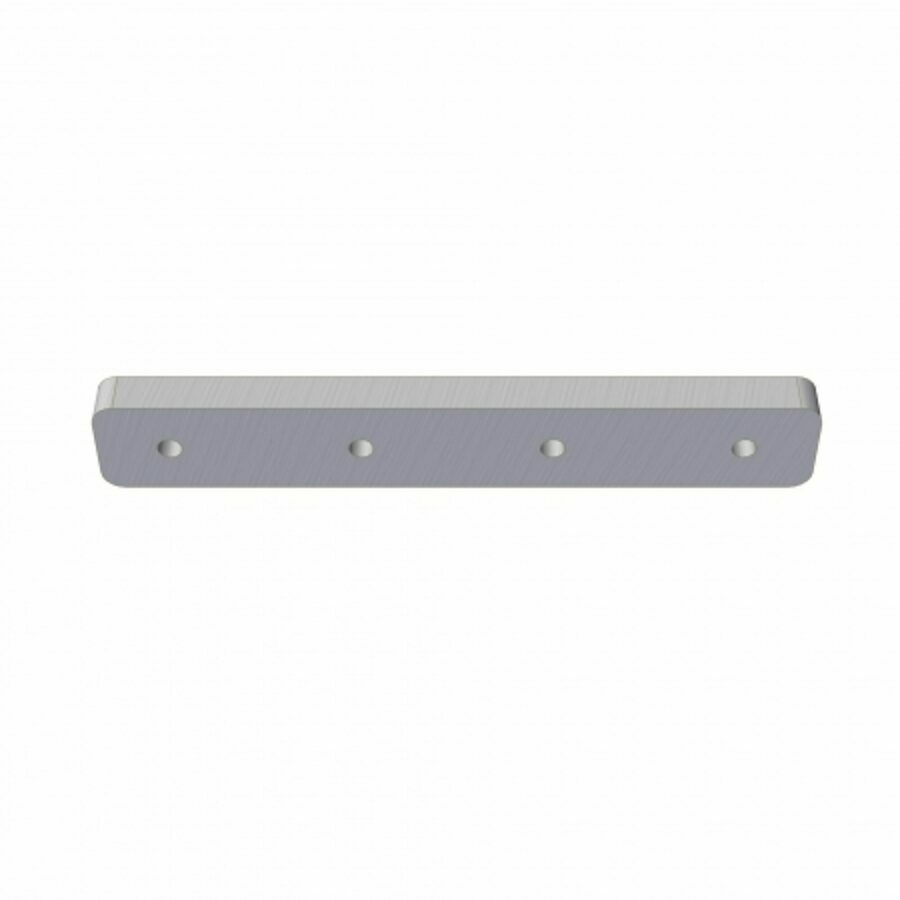 SHIM, 1" X 2.5" X 16",  ALUMINUM FOR FLATBED DOCK BUMPER