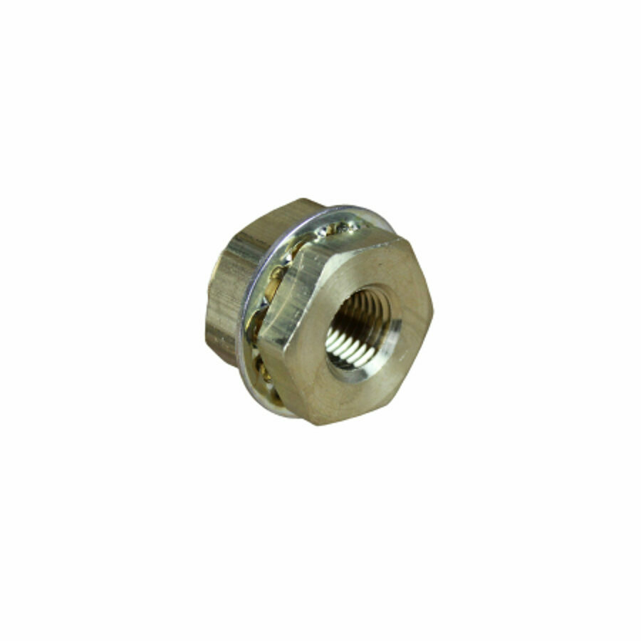 BULKHEAD SHORT 1/4 BRASS, 3/4" HOLE SIZE