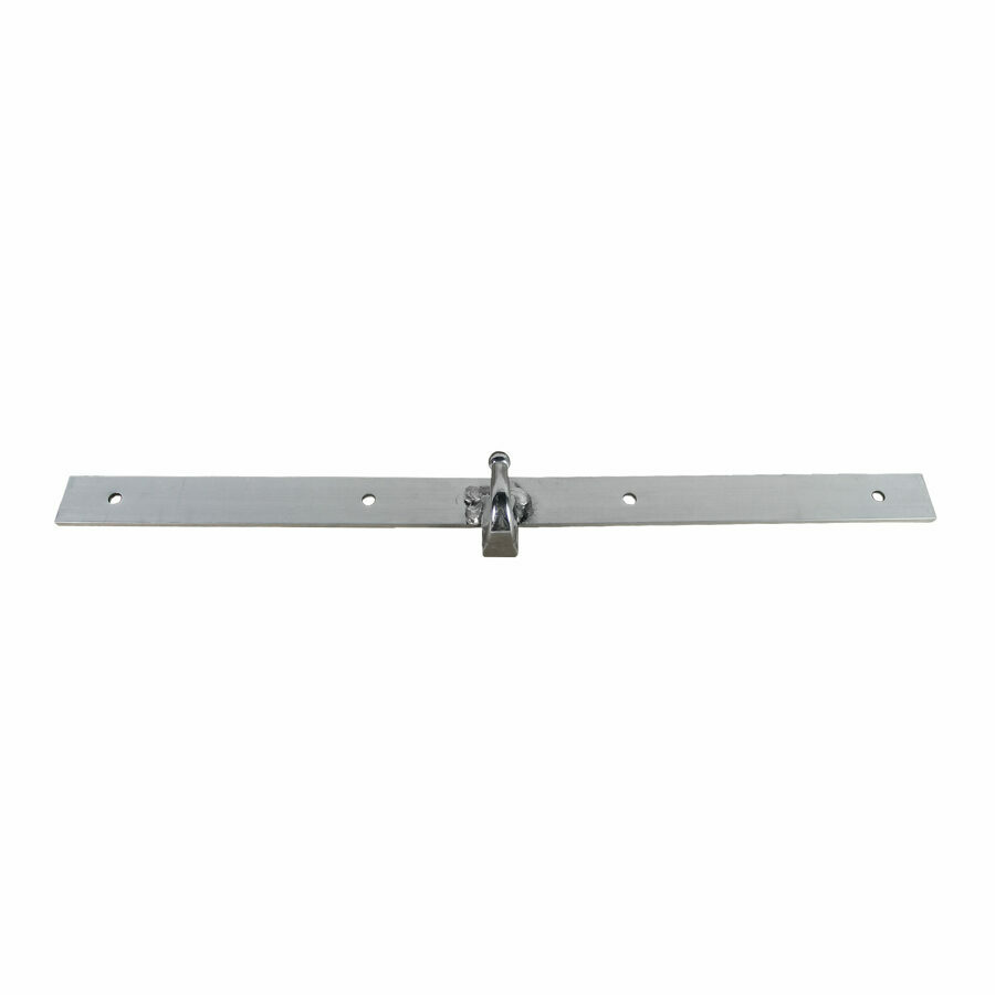ALUMINUM MUD FLAP BRACKET ASSEMBLY STANDARD, 2" X 24" X 3/16" WITH TARP HOOK