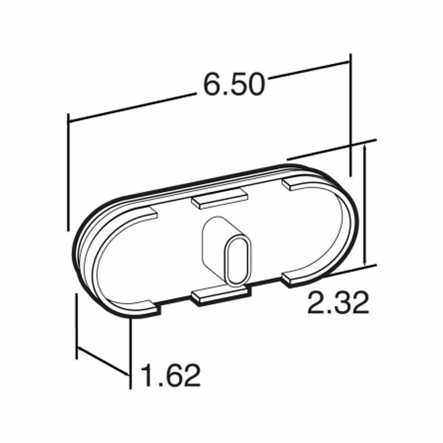 TRUCK-LITE, 26-DIODE, OVAL, M-60 AMBER STD