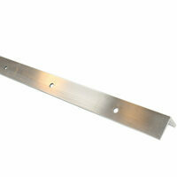 ALUMINUM ANGLE, CENTER MUD FLAP BRACKET FOR 1/2 ROUND TRAILER, 1/4" X 2" X 2" X 49 1/2"