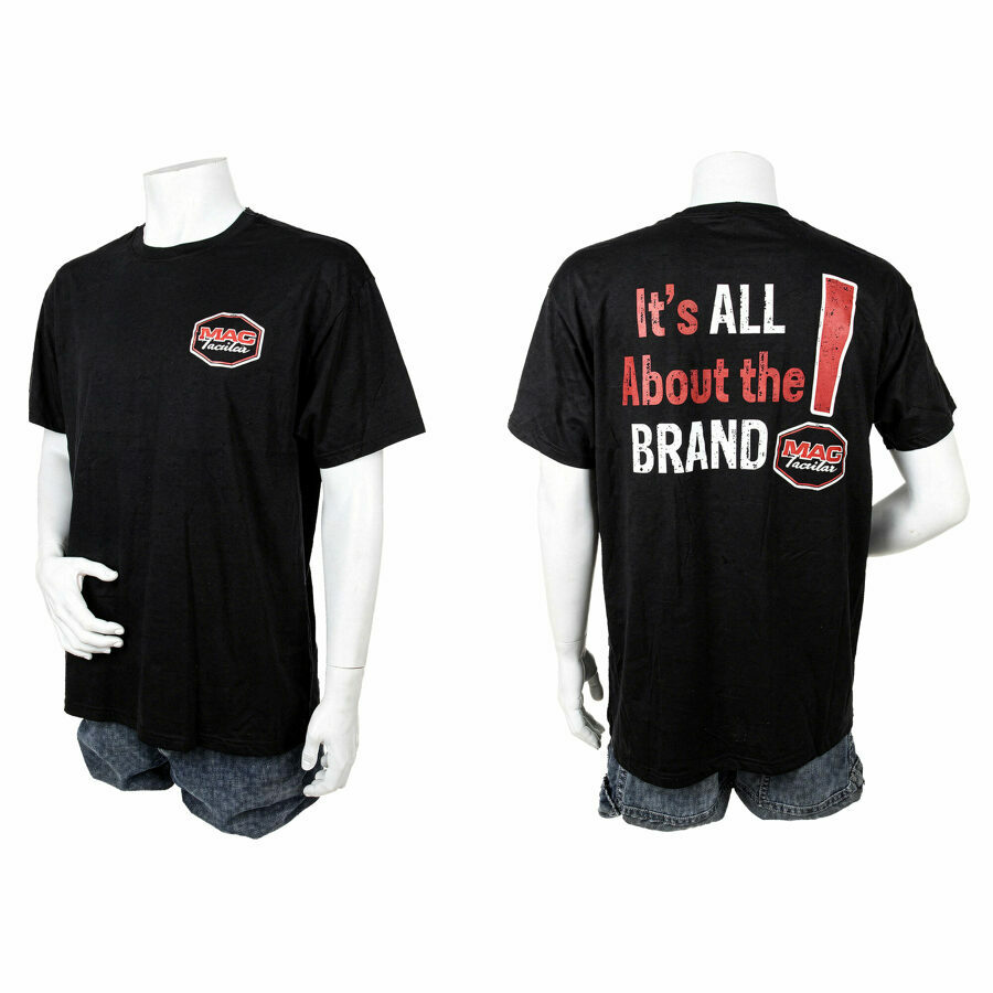 T-SHIRT BRAND BLACK 2X