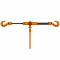 RATCHET LOAD BINDER, DONOVA W/ SLIP HOOKS & SAFETY LATCH 22,000 LBS.. WLL