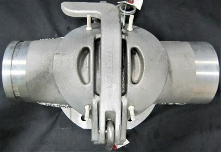 HOPPER TEE ALUMINUM 5X4 SIPHON FLOW BOTTOM DROP PLAIN X GROOVE