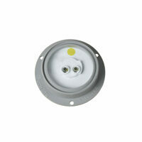 2-1/2" LAMP, SIGNAL STAT, 13 DIODE AMBER LED, M-10 CLEAR LENS W/ GRAY FLANGE