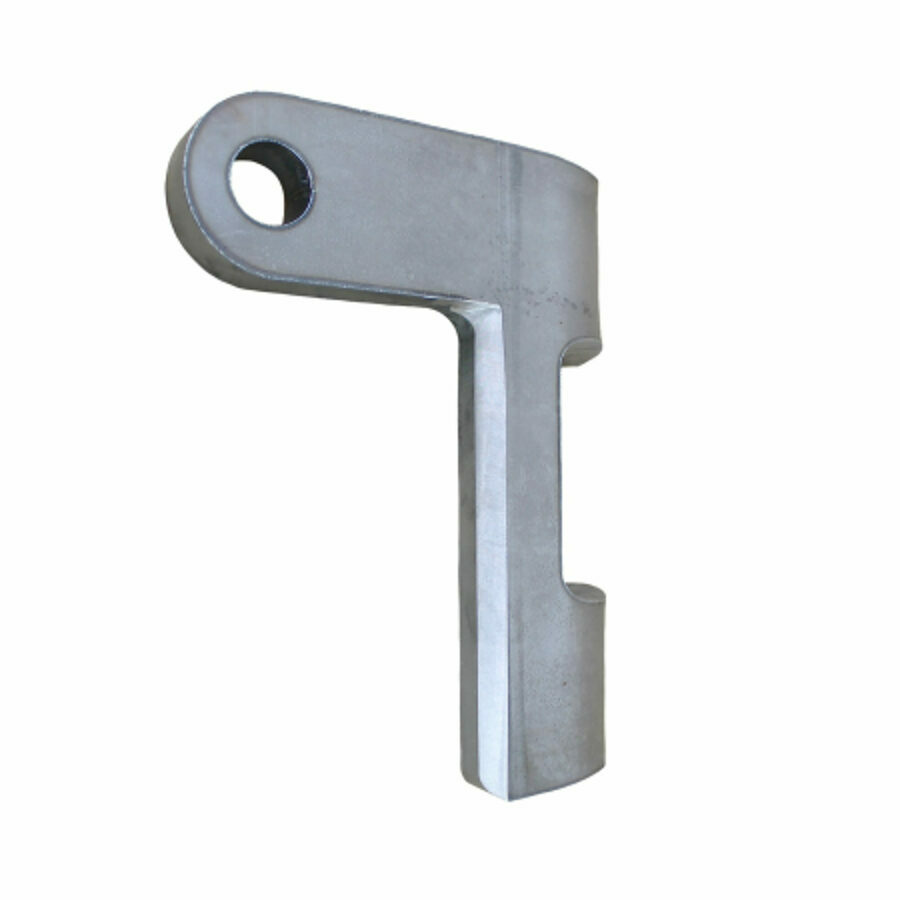 BURNOUT HINGE FOR STEEL TAILGATE, OVERSLUNG SIDE SWING PASSENGER SIDE