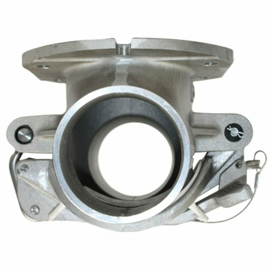 HOPPER TEE ALUMINUM 5X4 SIPHON FLOW BOTTOM DROP GROOVE X GROOVE