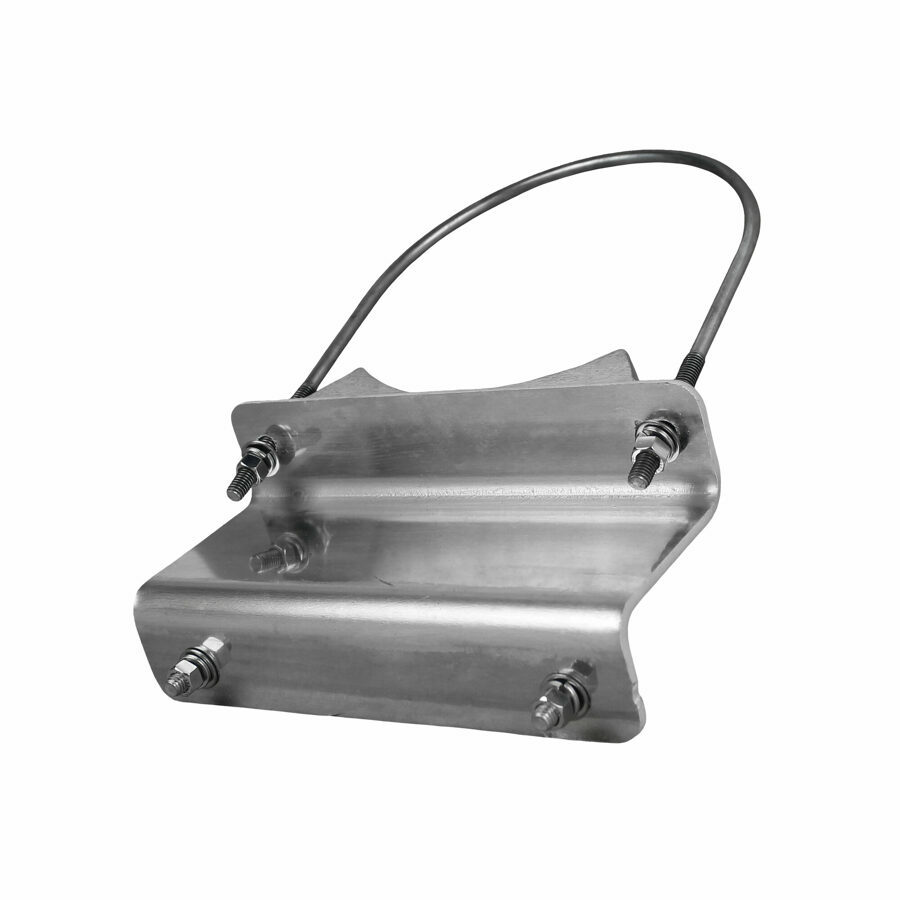 BRACKET ASSEMBLY, 8" HOSE TUBE MOUNT TO FENDER BRACKET, BOLT-ON