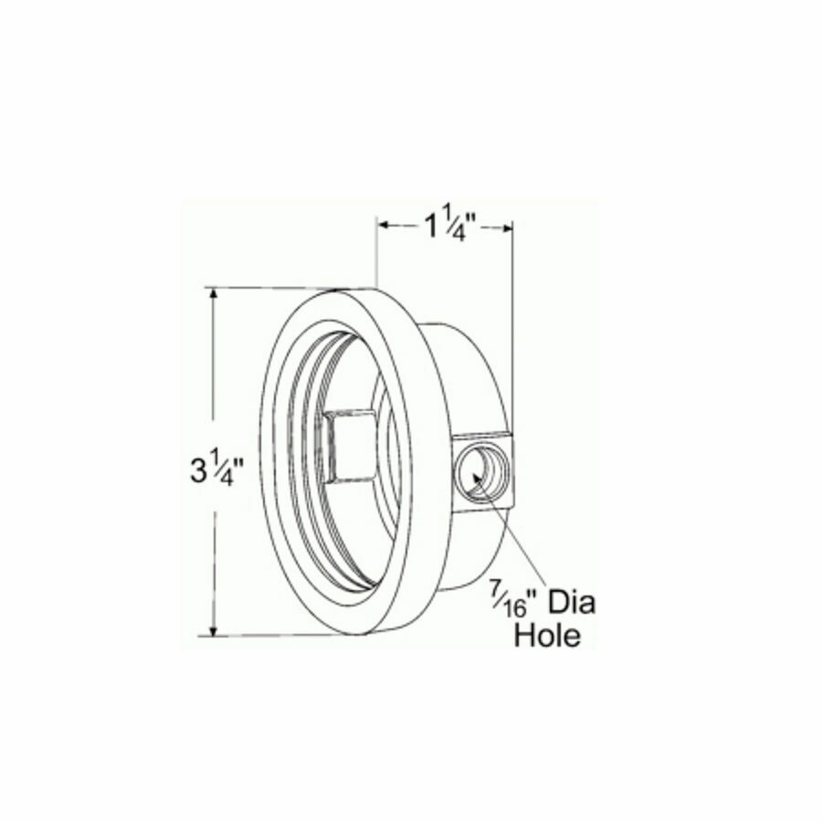 GROMMET, 2 1/2" CLOSED BACK