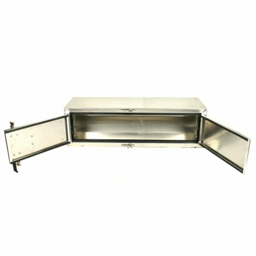 AERO TOOLBOX, 18" X 18" X 48", DRIVER SIDE ALUMINUM DOUBLE DOOR W/ CAMLOCK