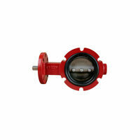 BUTTERFLY VALVE 3", 400 SERIES, CAST IRON, STAINLESS DISC, BLACK NITRILE