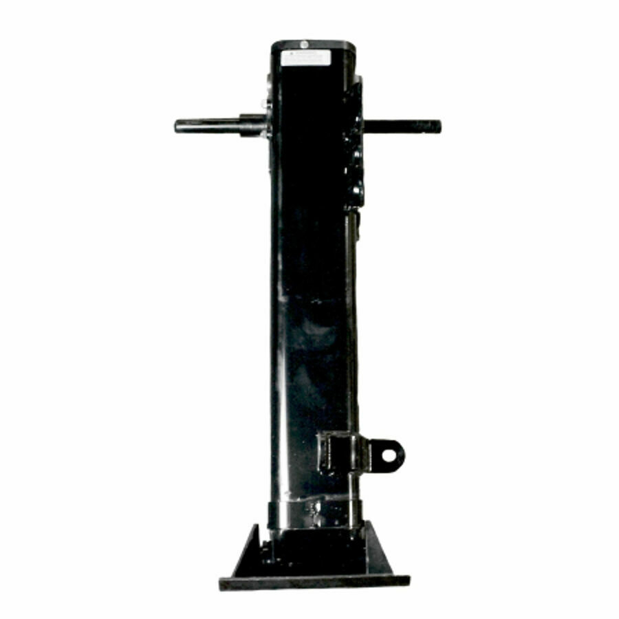 LANDING GEAR JOST 17" UL520, 8 HOLE FLANGE, BLACK POWDER COAT