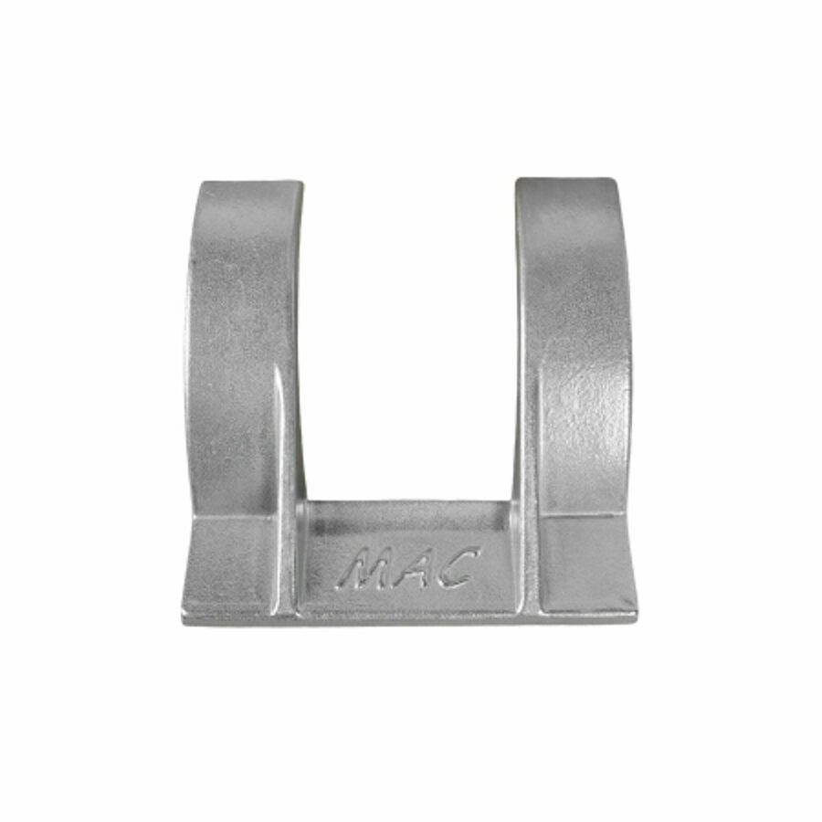 CASTING, ALUMINUM SHOVEL HOOK W/ MAC LOGO
