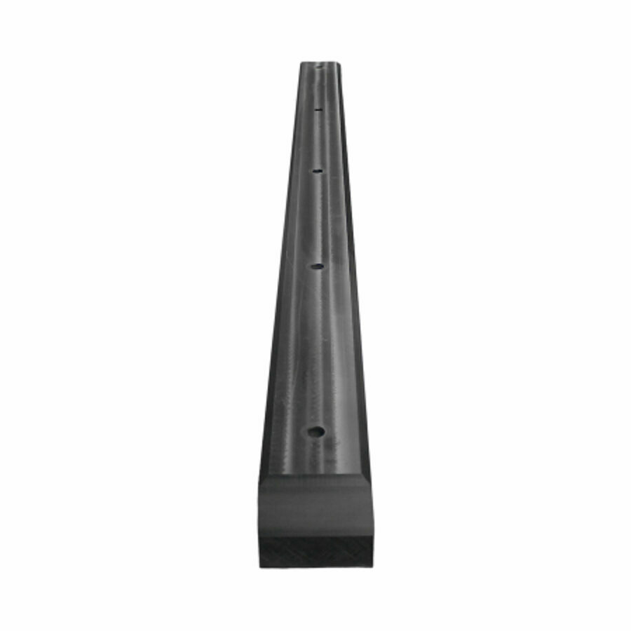 COAL BUCKET PUSHER BLOCK, 59-3/4" BLACK, FOR SHEET & POST GATE, UHMW COMPLETELY FABRICATED