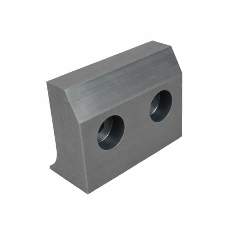 NYLATRON, GATE RISER BLOCK, MACHINED SS GATE