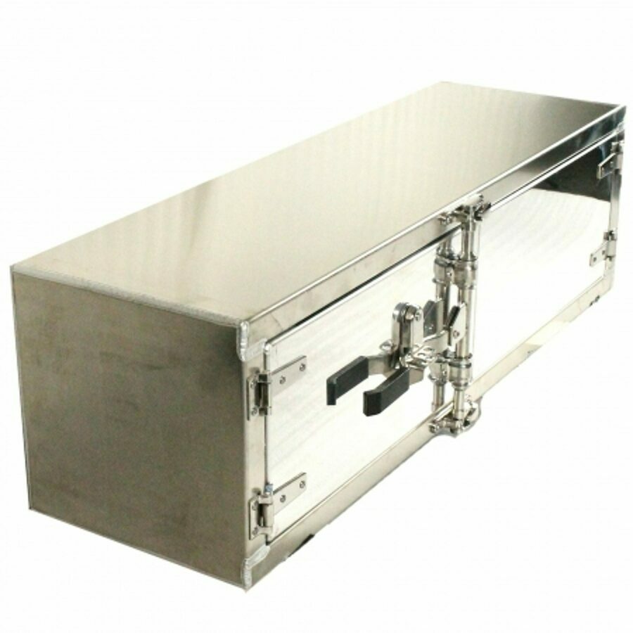 AERO TOOLBOX, 18" X 18" X 48", DRIVER SIDE ALUMINUM DOUBLE DOOR W/ CAMLOCK