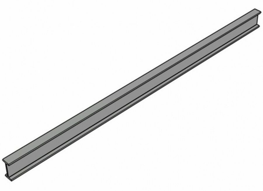 ALUMINUM CROSSMEMBER HD, 5-1/4" X 101" L, SP FOR 102" W