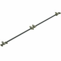 STANDARD HARDWARE BAR ASSEMBLY, 91.125", 96W S&P/SSI, W/ 2-PIECE BLOCKS